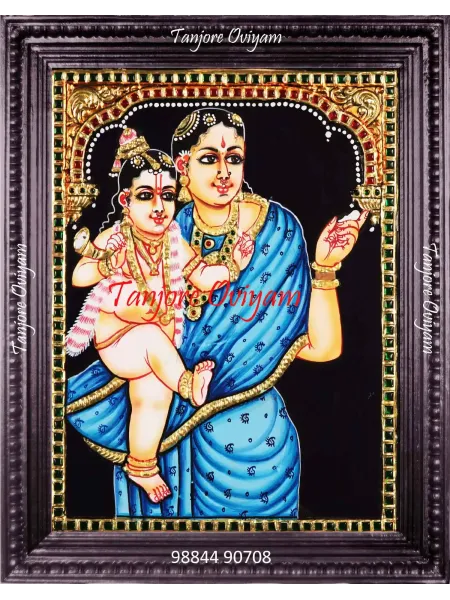 Yashodha Krishna Painting